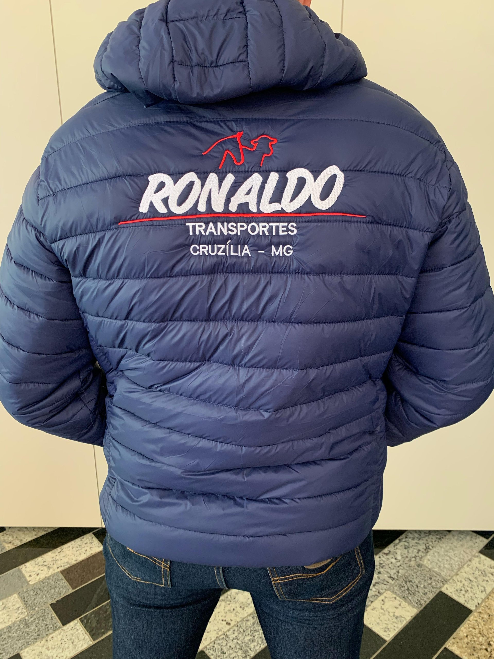 Jaqueta corporativa Ronaldo Transportes